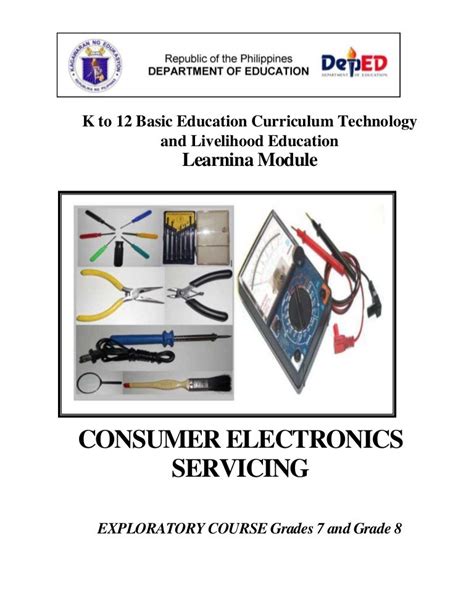 consumer electronics servicing module